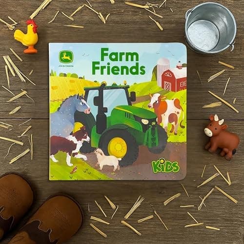 John Deere Kids Farm Friends Lift-a-Flap Board Book - Busy Tractor Helps Its Friends on the Farm thumbnail 8