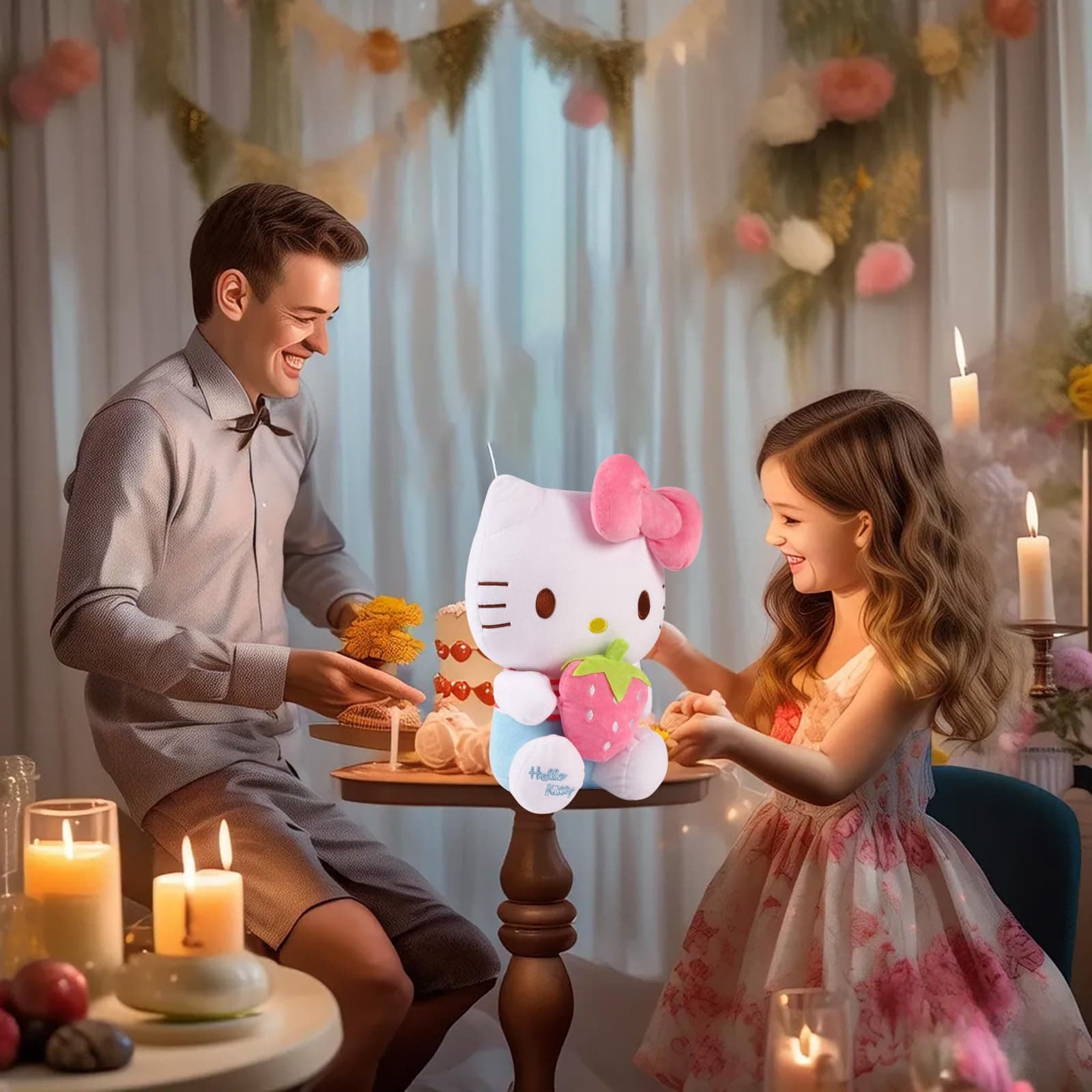 Hello Plush Toy for Kids,30cm Soft Stuffed Animals Toys Dolls, Girls Boys Gifts for Birthday Christmas Party Favors Room Decoration thumbnail 5