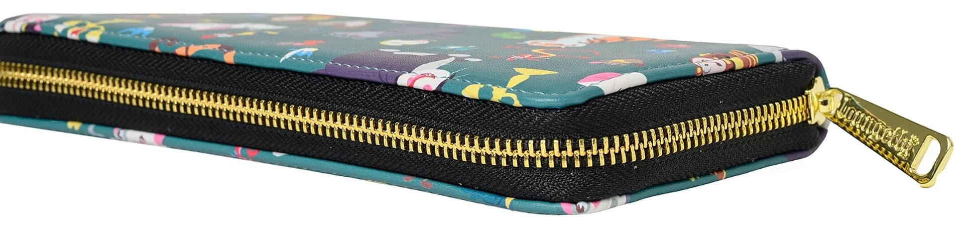 Loungefly Disney Wallet Princess Sidekicks Print Zip Faux Leather Clutch thumbnail 6