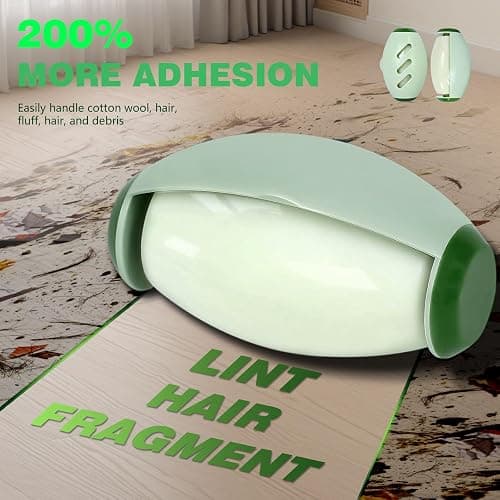 Reusable Lint Roller for Pet Hair Extra Sticky, Portable Home Travel Washable Lint Roller (1PCS) thumbnail 7