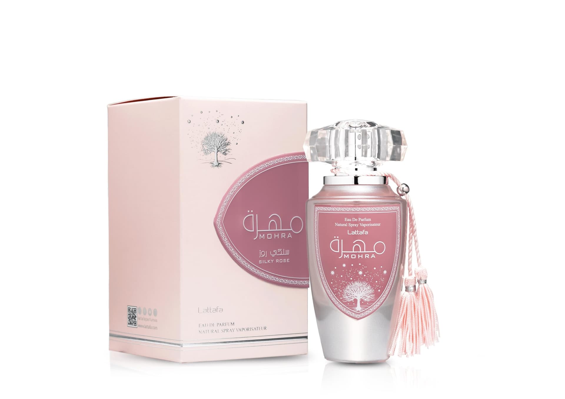 Lattafa Mohra Silky Rose Edp 100Ml Spray thumbnail 2