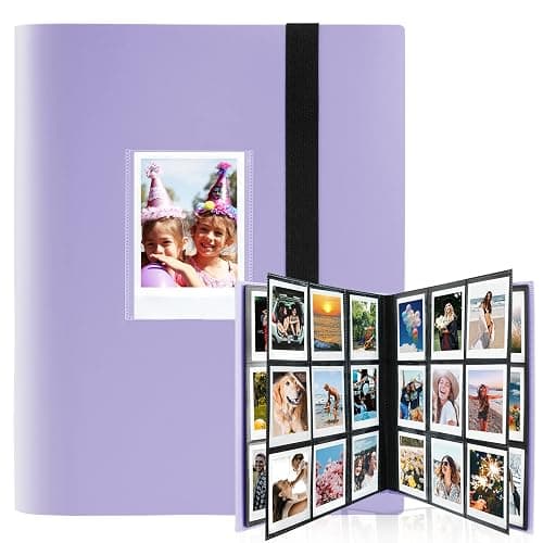 Album Fotografico con 432+1 Tasche per 3 Pollici Film - compatibile con Fujifilm Instax Mini 12 11 9 8 25 70 90 40 99 SE 7+ Mini LiPlay Evo Mini Link, Polaroid Snap PIC-300, Kodak Instant Printer - Image 1