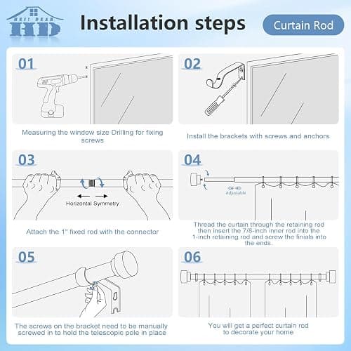 Window Curtain Rod thumbnail 7