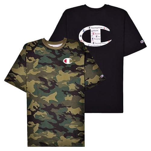 Champion Big and Tall T Shirts for Men – 2 Pack Graphic Mens Big and Tall Tees - Image 1