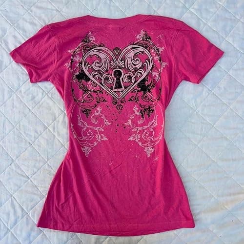 Y2k Grunge Shirt Alt Emo Clothes Women Whimsical Goth Short Sleeve Top Vintage Graphic Tees 2000s Tops Teen Girls thumbnail 3