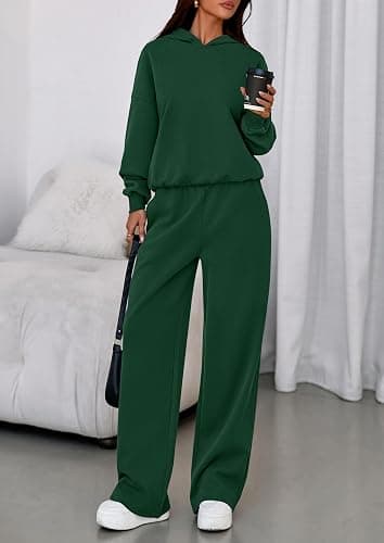 PRETTYGARDEN 2 Piece Lounge Sets for Women Matching Sweatsuits | Oversized Hoodies & Baggy Wide Leg Sweatpants,Casual Sweat Set,Workout Tracksuit,Airport Travel Outfits,Fashion Fall Clothes thumbnail 5