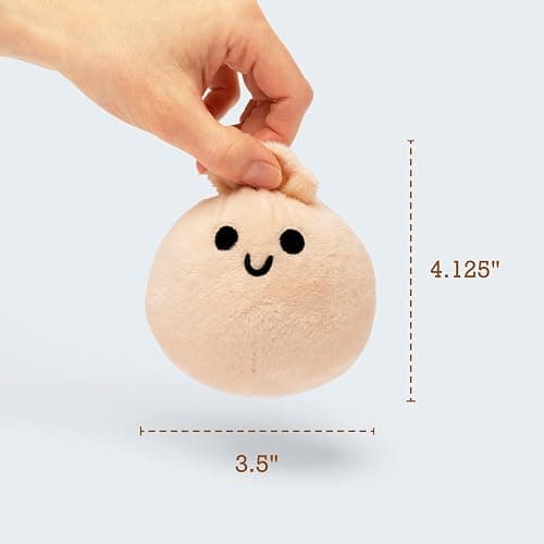 WHAT DO YOU MEME? Emotional Support Dumplings by Relatable – Valentines Day Gifts, Cute Valentines Plushies Set, Cuddly Stuffed Animals, Includes 5 Plush with Carrying Basket thumbnail 6