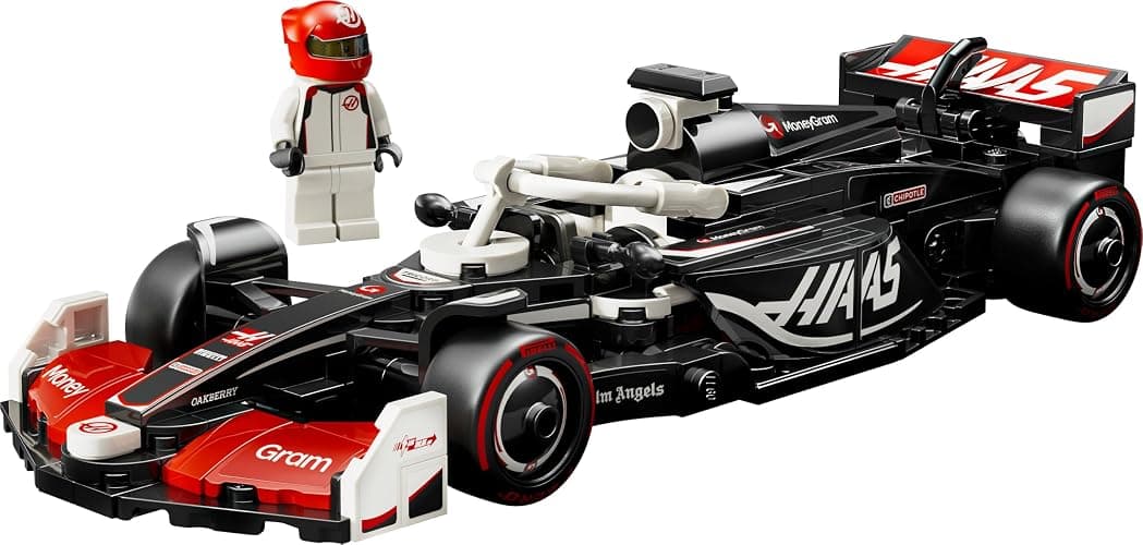 LEGO Speed Champions Voiture F1 MoneyGram Haas Team VF-24 - Jeu de construction avec véhicule de course - Minifigurine collector de pilote de Formule 1 - Maquette pour garçon et fille dès 10 ans 77250 thumbnail 11