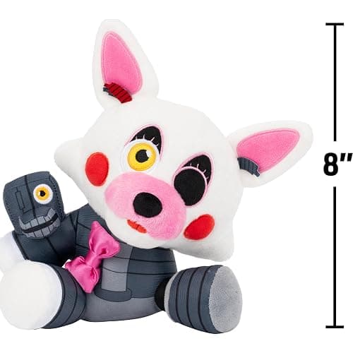 Jazwares Five Nights at Freddy’s Mangle Plush - 8-Inch Stuffie with Soft Material and Glow-in-The-Dark Eyes thumbnail 2
