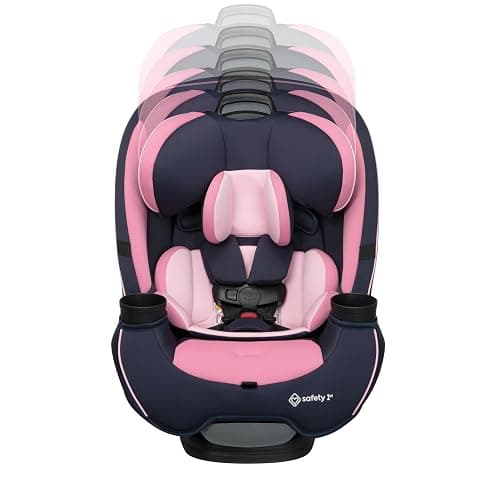 Safety 1st Grow and Go All-in-One Slim Convertible Car Seat, Rear Facing, 5-40 lbs, Forward Facing (30–65 lbs), High Back Booster Seat 40-100 pounds, Vineyard Girl thumbnail 19