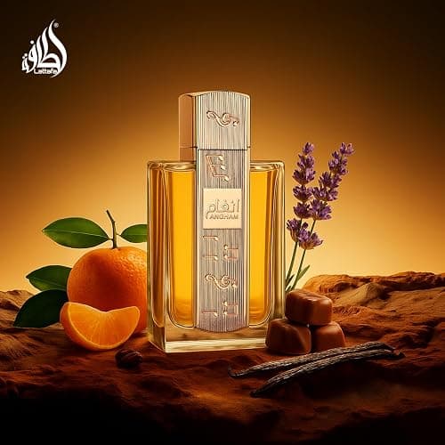 Lattafa Angham - Citrus, Lavender, Musk, Amber, Vanilla - Eau de Parfum Long-Lasting Fragrance for Unisex, 3.40 Ounce / 100 ml thumbnail 3