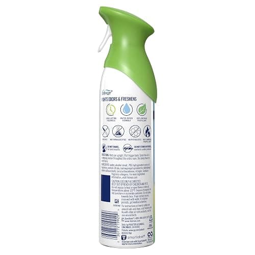 Febreze Air Mist, Air Freshener Spray, Odor Fighting Room Spray, Deodorizer for Home Bathroom Kitchen Office Apartment Dorm Room Classroom, Gain Original Scent, 8.1oz (Pack of 6) thumbnail 13
