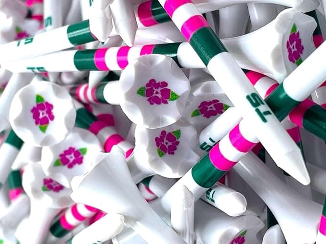 TRUESTRIKE Premium USA Golf Tees – 3¼" or 2¾" Durable Plastic Performance Tees (100 Pack) – Made in USA – Bulk Value Pack thumbnail 3