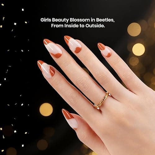 Beetles 3Pcs 15ml Builder Nail Gel with No Wipe Top Coat Gel Nail Polish and Base Coat Christmas Set for Nails Shine Finish and Long Lasting Nail Protection UV/LED Lamp Needed Gift for Women thumbnail 8
