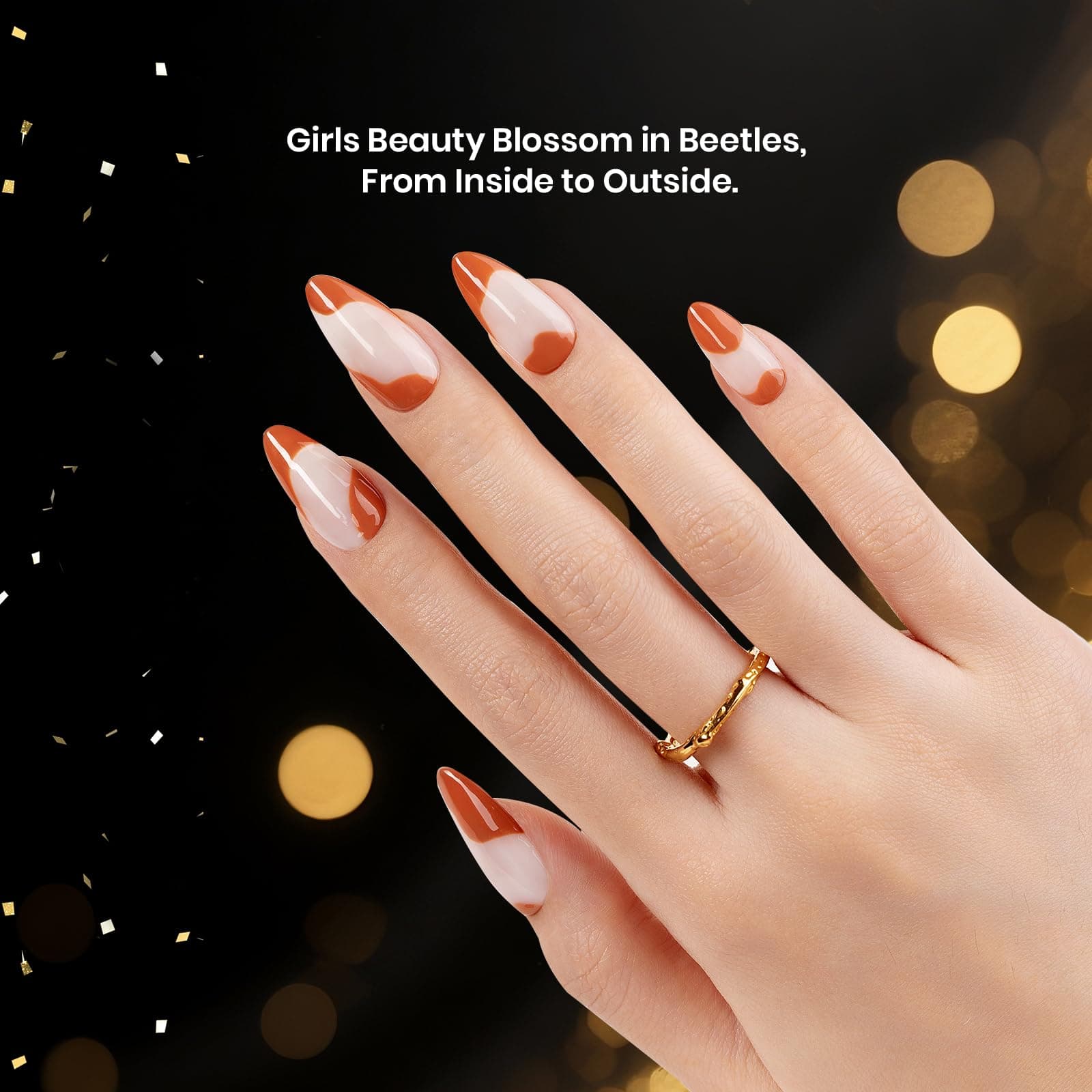 beetles Gel Polish 3Pcs 15ml Top and Base Coat Builder Nail Gel Set No Wipe Gel Top Coat Base Gel Builder Extension Gel for Nails Shine Finish and Long Lasting Nail Protection Soak Off Led Gel Glossy Gel thumbnail 8
