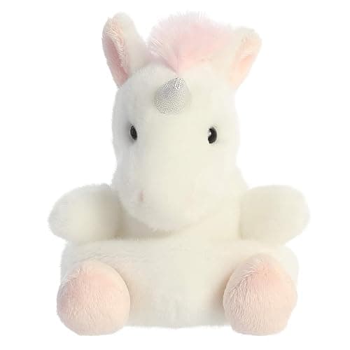 Aurora® Adorable Palm Pals™ Sassy Unicorn™ Stuffed Animal - Fun Collectible Plush for Kids and Adult Collectors - Perfect for Decorating Rooms and Birthday Gifts - White 4.5 Inches thumbnail 2