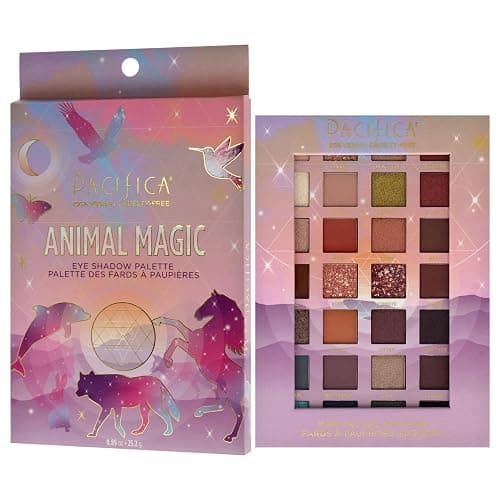 Pacifica Eyeshadow Palette – Animal Magic with Colorful Blendable Shades, Highly Pigmented Mineral Eyeshadow, Talc-Free, Vegan & Cruelty-Free, 0.89 oz (28 Shades) thumbnail 4
