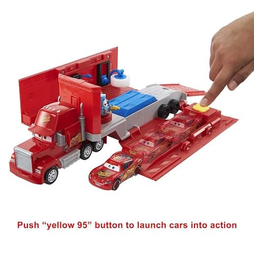 Mattel Disney and Pixar Cars Transforming Mack Playset | 2-in-1 Toy Truck & Tune-Up Station with Launcher, Lift & More, Movie-Inspired Graphics thumbnail 5