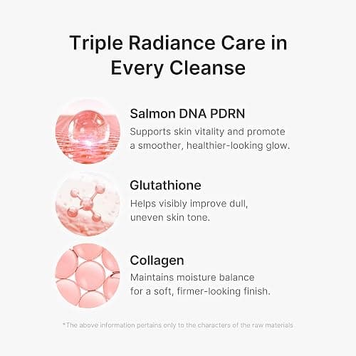 medicube Facial Cleanser PDRN Pink Glutathione Capsule Foam Cleanser | Daily Face Wash for Pore Care, Uneven Skin Tone, Texture | Hydrating & Nourishing Deep Cleansing | Korean Skincare, 4.23 oz thumbnail 4