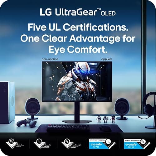 LG 27GX790B-B 27” Ultragear QHD (3440 x 1440) OLED Gaming Monitor, Dual Mode (QHD 540Hz/ HD 720Hz), 0.02ms, TrueBlack 500, NVIDIA G-Sync Compatible, AMD FreeSync Premium Pro, DP 2.1, USB-C, Black thumbnail 12