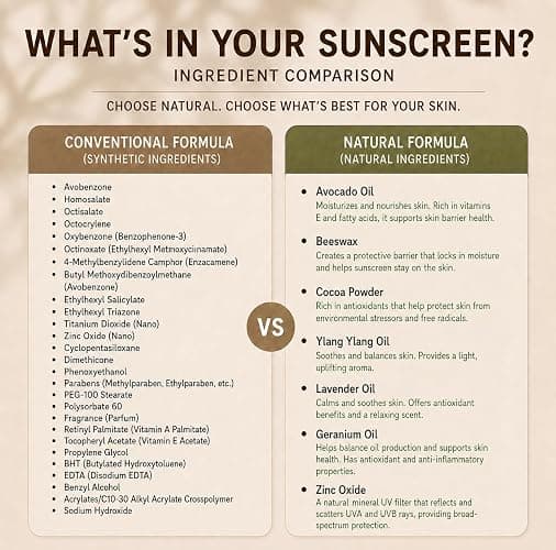 NATÚ BOTANICALS Tinted Mineral Face and Body Sunscreen SPF 35 - Mineral Zinc Oxide Sunblock Lotion - Broad-Spectrum UVA & UVB Protection - Lightweight & Gentle for Sensitive Skin - Reef Safe thumbnail 8