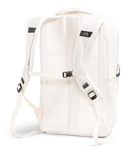 THE NORTH FACE Women's Jester Luxe Everyday Laptop Backpack, Gardenia White/Burnt Coral Metallic, One Size thumbnail 4