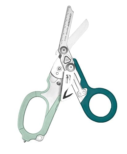 LEATHERMAN, Raptor Rescue, 6-in-1 Heavy-Duty Emergency/Trauma Shears with Carbide Glass Breaker & Strap Cutter, Made in the USA, ICY MINT/UTILITY/BOX-DOM - Image 1