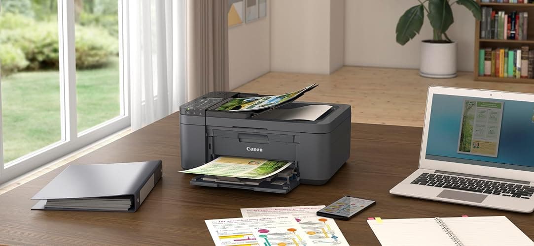 Canon PIXMA TR4755i Wireless Colour 4-in-1 Inkjet Photo Printer - A4 Print, Copy, Scan, Fax, Wi-Fi - ADF, Auto 2 Sided-Print - PIXMA Print Plan Compatible - Suitable for Home Office Print thumbnail 2