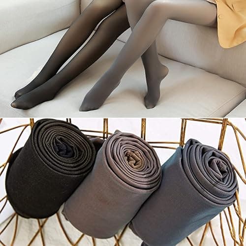 Winter Tights Fleece Lined Pantyhose  thumbnail 6