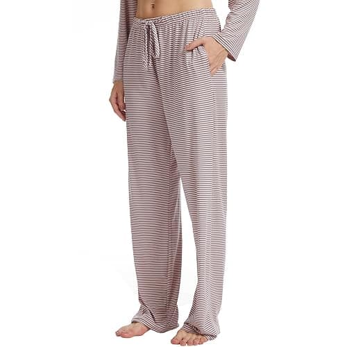 Suewon 3 Pack: Pajama Pants Women, 4-Way Stretch Soft Lounge Bottoms, Comfy Sleepwear with Pockets (Available in Plus Size) thumbnail 2