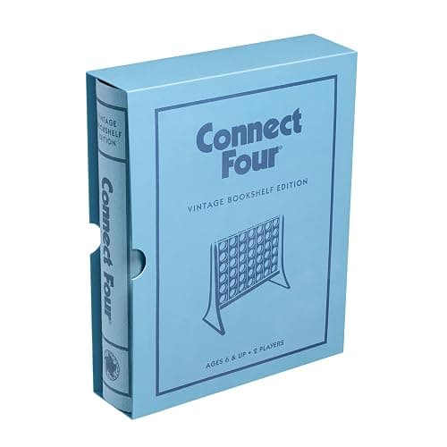 WS Game Company Connect Four Vintage Bookshelf Edition - Image 1