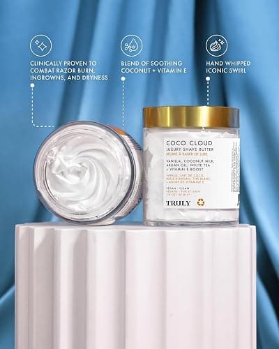 Truly Beauty Luxury Shave Butter | Ultra-Hydrating, Shave Formula For Silky Smooth Soft Skin thumbnail 3