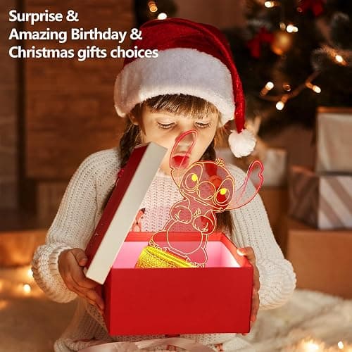 AIHYING Cool Night Light,16 Color Night Light,3D LED Lamp with Smart Remote Control,Boy Gifts for Children's Room Decoration,Christmas Holiday Gifts thumbnail 5