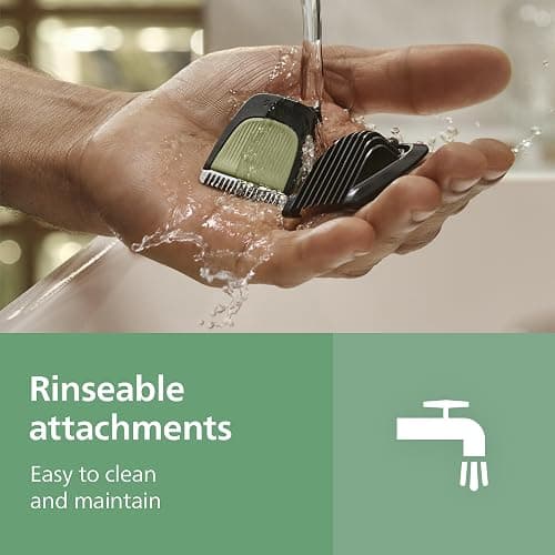 Philips Norelco All-in-One 3000 Series 13 in 1 Trimmer, Beard Styler & Men's Hair Clipper, 9 Length Settings & Self-Sharpening Skin-Friendly Blades, MG3919/50 thumbnail 7