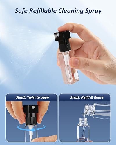 Professional Keyboard Cleaner Laptop Cleaning Kit– Multi-Device Electronics Cleaner for Computer iPhone MacBook– Retractable Brush, Keycap Puller, 15ml Spray, Microfiber Cloth, 3-in-1 Earbuds Pen thumbnail 4