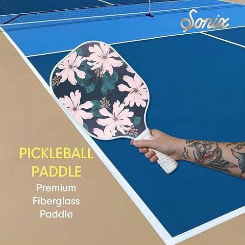 Sonix | USAPA Approved | Premium Pickleball Paddle | Fiberglass Surface, Non-Slip Cushion Grip | Single Pickle Ball Racket - Delilah thumbnail 8