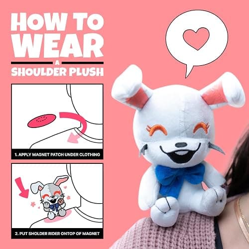 Youtooz FNAF Vanny Plush 6IN Shoulder Rider, Collectible Soft Magnetic Vanny Shoulder Rider Plushie from Five Night's at Freddys, By Youtooz FNAF Plush Collection thumbnail 6