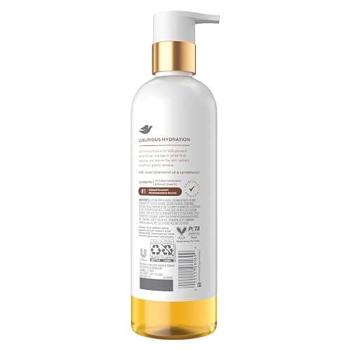 Dove Serum+ Soothing Oil Body Wash, Almond & Oil Sandalwood, 15.3 fl oz | Soothing Hydrating Cleanser with Sandalwood thumbnail 5