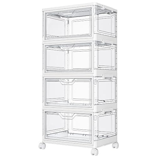 Clear Storage Bins with Lids - Image 1