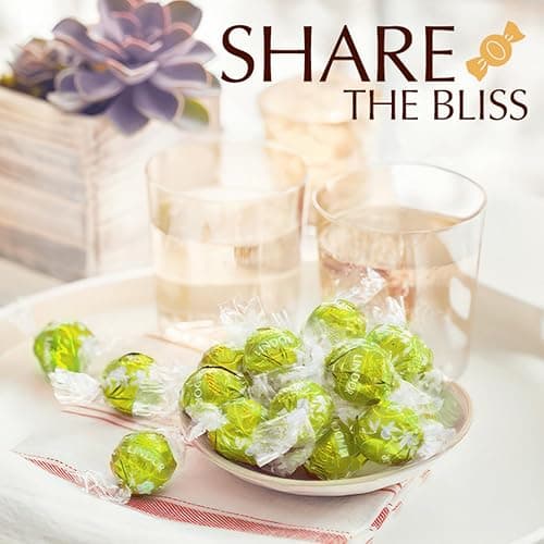 Lindt Lindor Limited Edition Pistachio Milk Chocolate Truffles – Bulk 22 oz Bag (625 g, 50 pcs) | Individually Wrapped Gourmet Chocolates – Gift for Christmas, Valentine’s Day, Holidays & Birthdays thumbnail 8