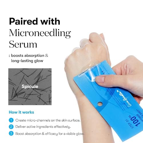 VT COSMETICS Hydrop Reedle Shot 100hl 2-Step Hydrogel Mask(34.5gx4ea), Intensive Hydrating, Exosome Hyaluronic Acid, Dewy & Glass Skin, Overnight Melting Mask, Korean Facial Mask thumbnail 5