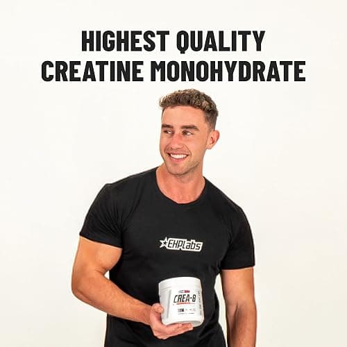 EHP Labs CREA-8 Micronized Creatine Monohydrate Powder - Unflavored Creatine Powder for Muscle Growth, Increased Strength, Enhanced Energy Output and Improved Performance - 100 Servings (500g) thumbnail 9