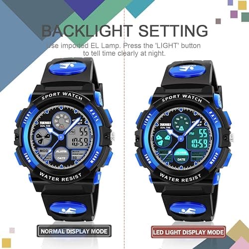 ATIMO LED Multi Function Waterproof Watch for Kids - Kids Gifts thumbnail 4