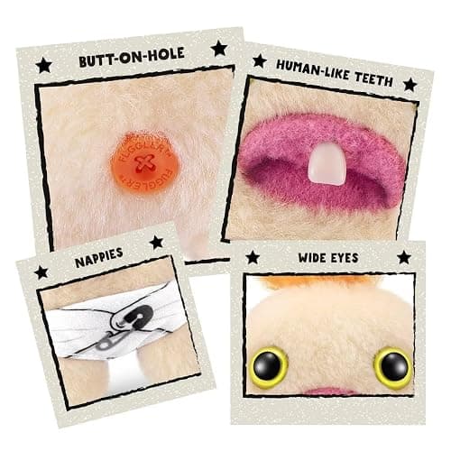 Zuru Fuggler Baby Fugg Series 3 Mr Needles 3.5 Inch Plush Toy thumbnail 3
