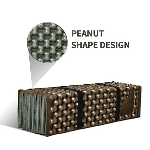 Foam Camping Pads for Hiking, Ultralight Closed Cell Mattress, Waterproof Soft Mat for Adults, Wide Picnic Yoga Mats, Folding Sleeping Pad for Outdoor Backpacking thumbnail 5