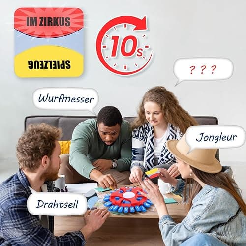 Asslye RASENDE WÖRTER Spiel mit 26 Tasten - Wortspiel Buchstaben Drücken mit Timer, Familienspiele Brettspiele Partyspiele für Kinder und Erwachsene, 2–8 Spieler (26 Tasten) thumbnail 3