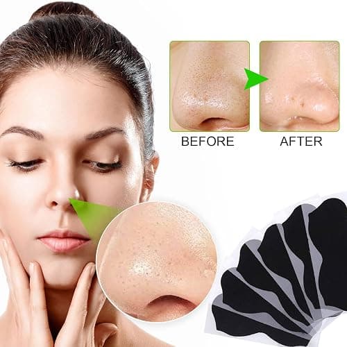 JWBVCTCR Pore Strips,Natural Charcoal Deep Cleansing Pore Strips ，Nose Strips for Blackheads，Black Heads Removal for Nose Face，Deep Cleansing for All Skin Types(80pcs) thumbnail 2