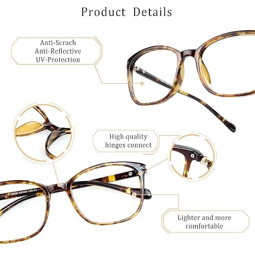 LifeArt Blue Light Blocking Glasses, Anti Eyestrain, Computer Reading Glasses,TV Glasses for Men and Women thumbnail 3