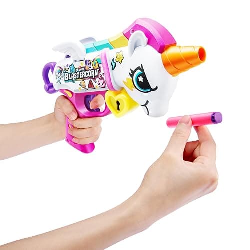 ZURU XSHOT Blastercorn mit 16 Darts: Einhorn-Thema, Schießspielzeug für Unisex-Kinder ab 3 Jahren thumbnail 8