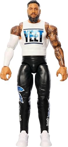 Mattel WWE Jey USO Action Figure, Main Event Series #153 6-inch Collectible with 10 Articulation Points & Life-Like Look - Jey Uso - Image 1